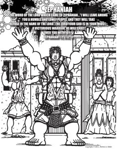 Old testament bible hero coloring pages
