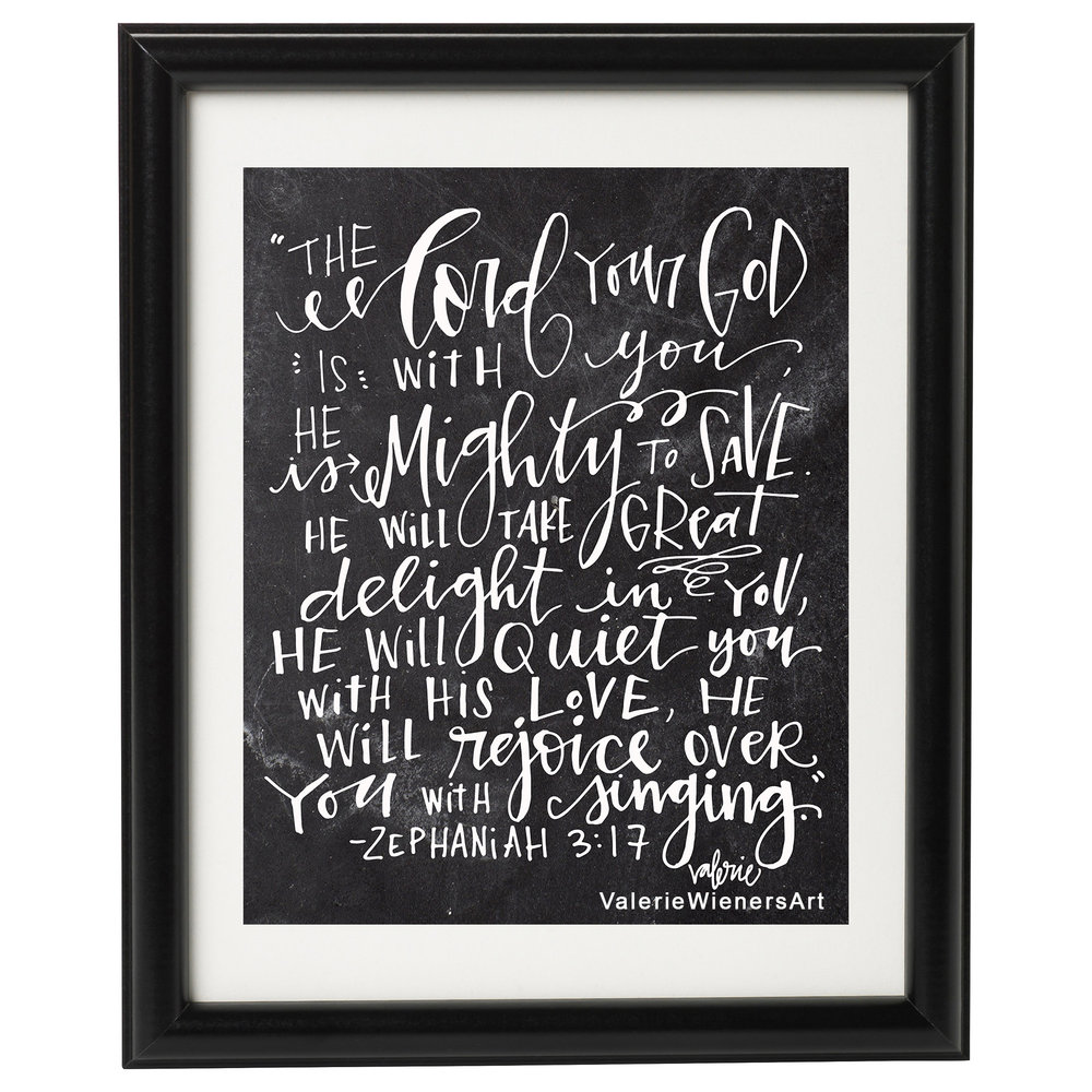 Zephaniah art print multiple colors â valerie wieners art