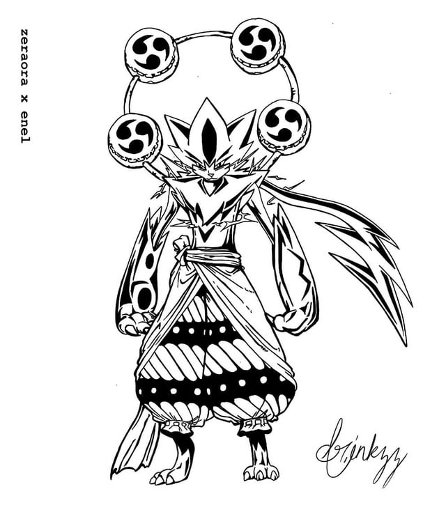 Oc zeraora as enel one piece rpokemon
