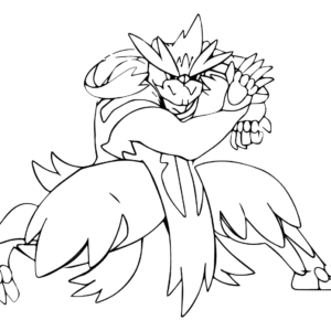 Urshifu coloring pages printable for free download