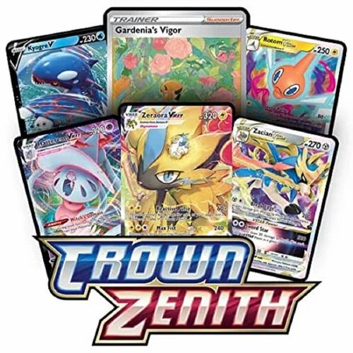 Blue cardboard pokeon card crown zenith packets hanger hanger in cartoon at rs packets in raigad