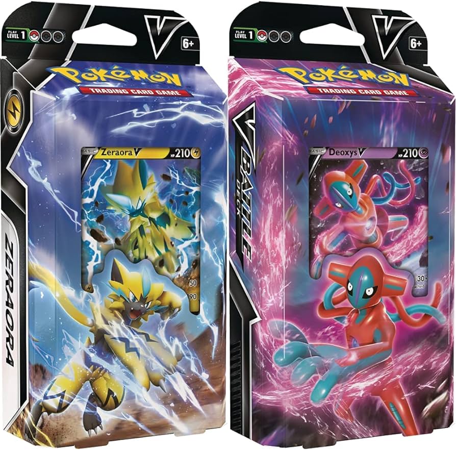 Pokãmon tcg zeraora v battle deck cards ready to play tcg deoxys v battle deck cards ready to play toys games