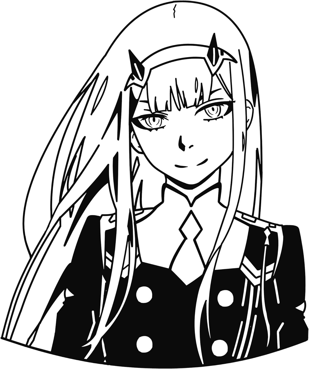 Darling in the franxx zero two anime decal sticker malaysia