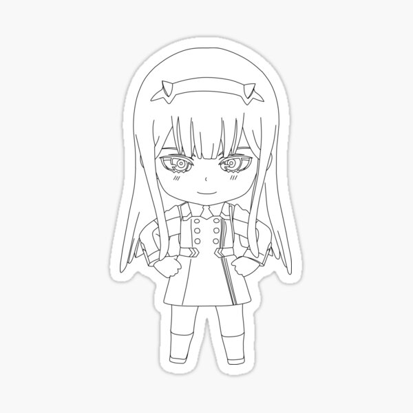 Zero two sticker for sale by angase