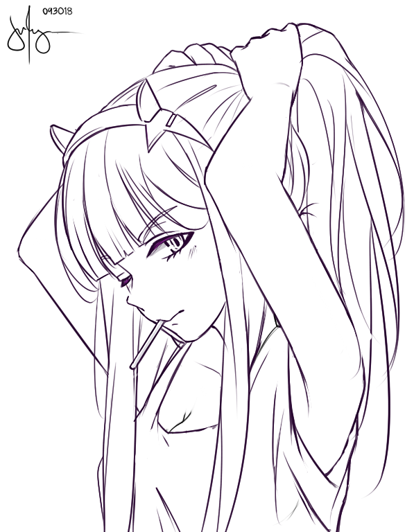 Â darling in the franxx zerotwo
