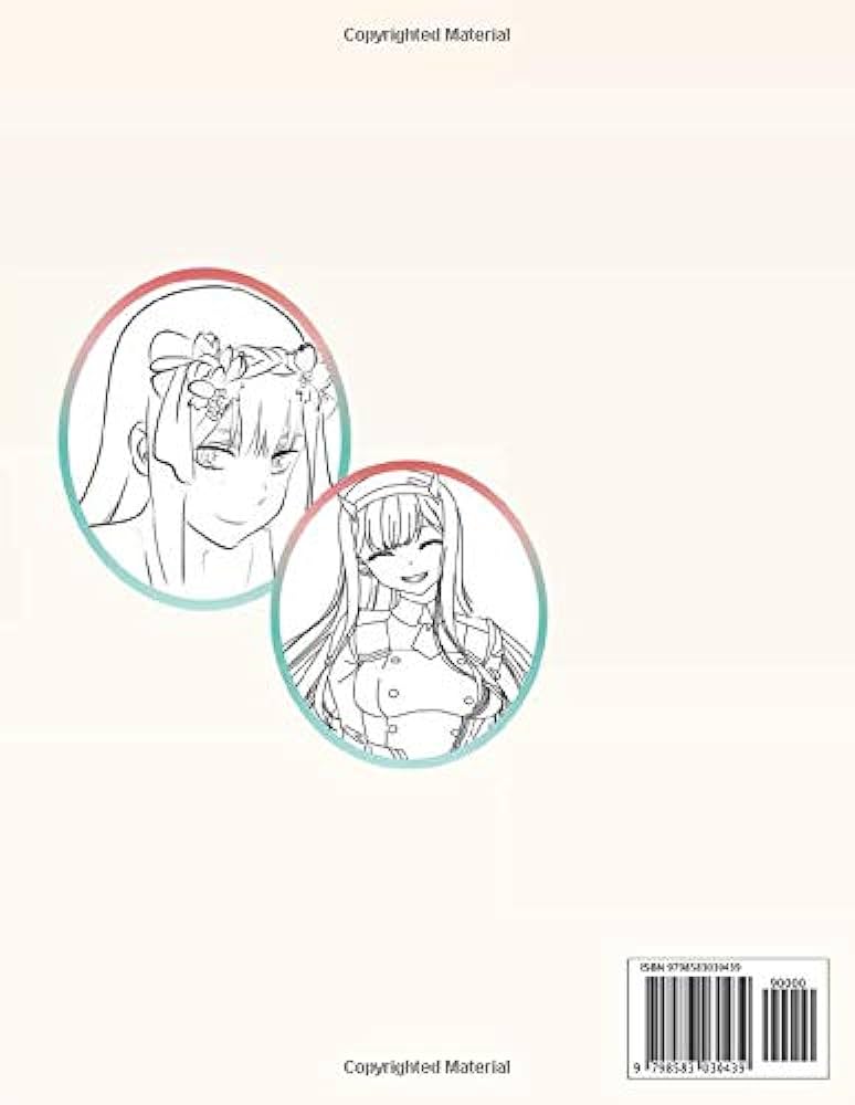 Darling in the franxx coloring book zero