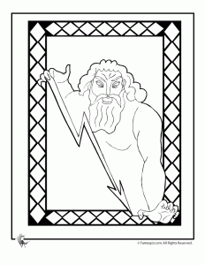 Greek mythology worksheets coloring pages woo jr kids activities childrens publishing