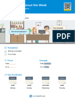 Zilele saptamanii in engleza pdf