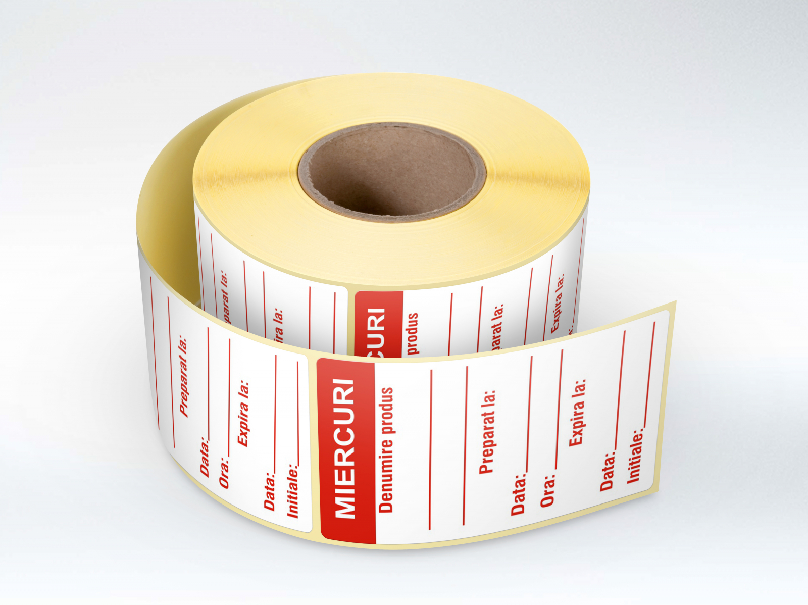 Etichete haccp autocolante personalizate pe zile