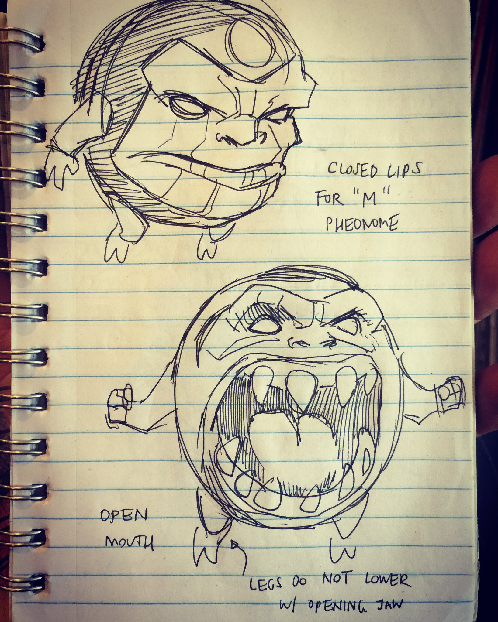 Giancarlo volpe on x rigging notes for the always creepy zilius zox i had to work out how far his mouth opens how that effects the rest of his headbody gltas