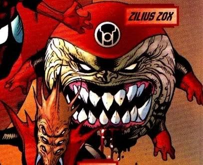 Zilius zox red lantern corps dc ics