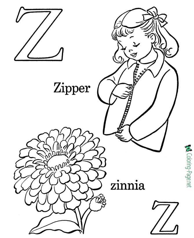 Z for zipper