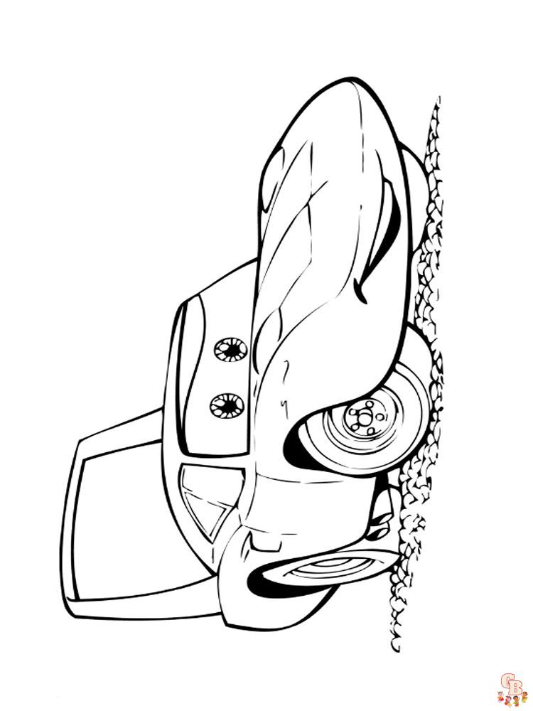 Free cars coloring pages for kids