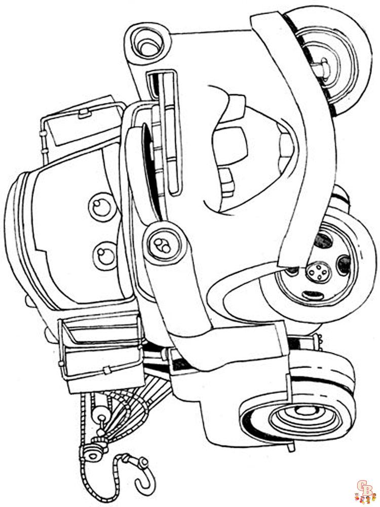 Free cars coloring pages for kids