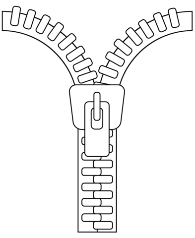 Zipper coloring page free printable coloring pages