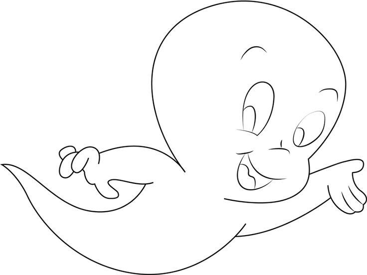 Casper coloring pages