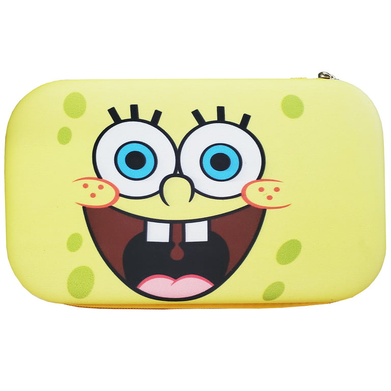 Spongebob squarepants yellow zipper pencil hard case x