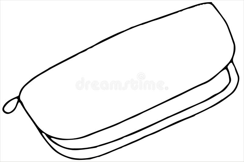 Pencil case coloring stock illustrations â pencil case coloring stock illustrations vectors clipart