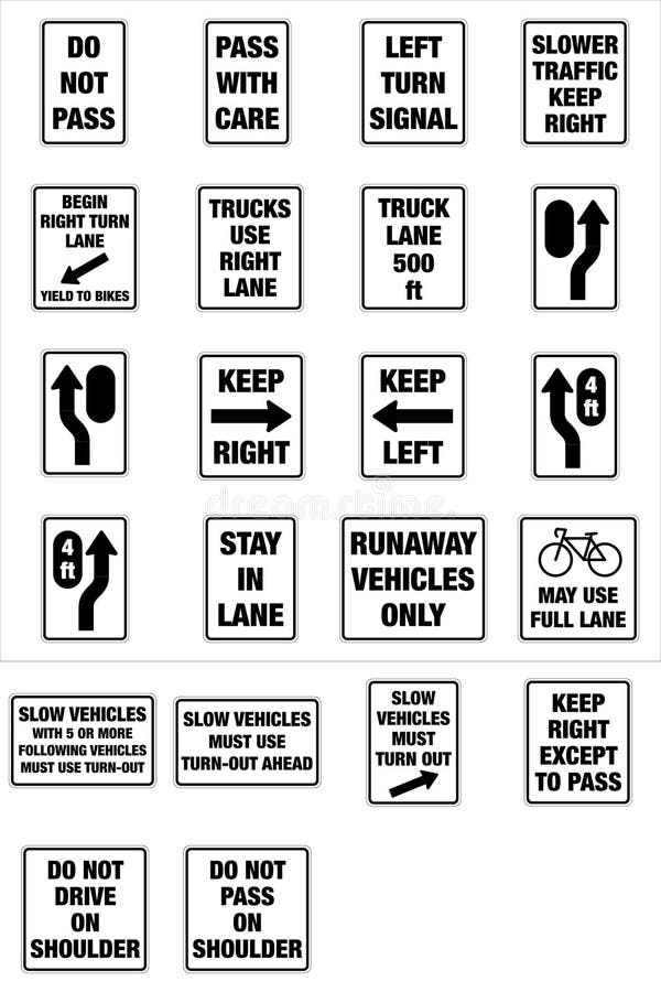 Usa traffic warning signs stock illustrations â usa traffic warning signs stock illustrations vectors clipart