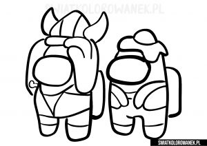 Among us coloring pages