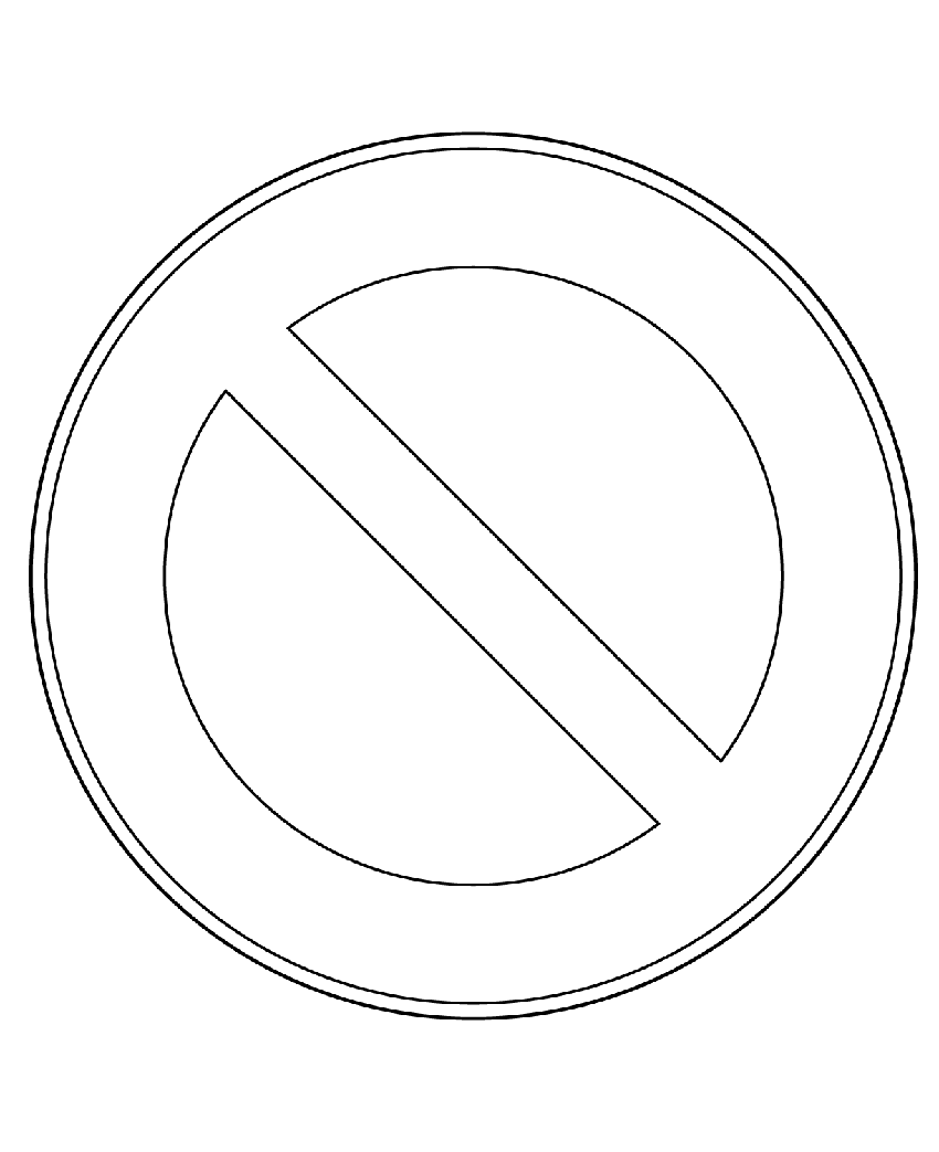 No parking sign coloring page parking signs coloring pages free printable coloring pages