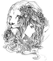Anti stress coloring pages astrology