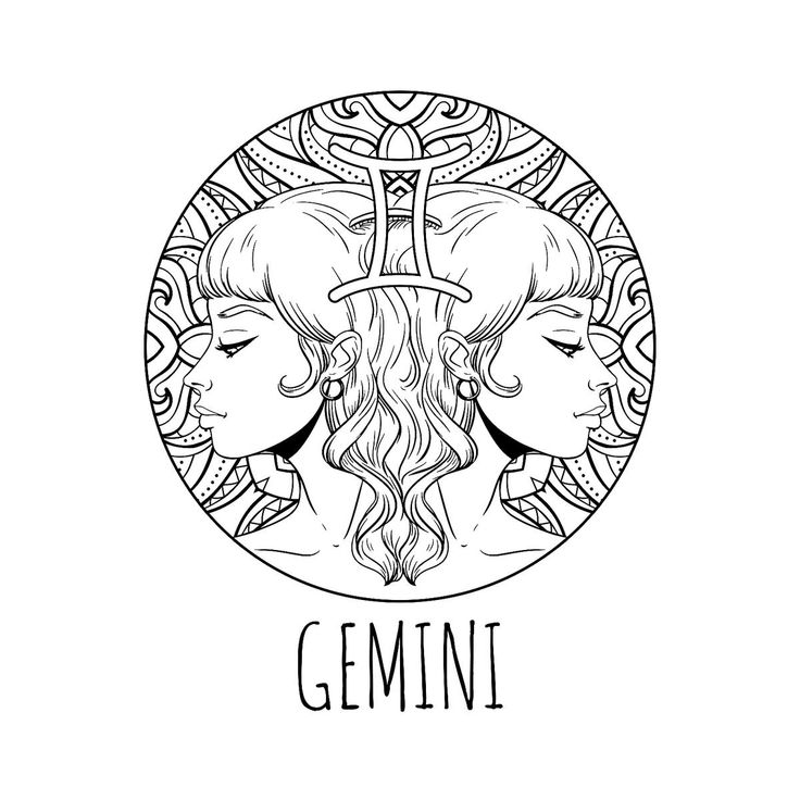 Zodiac coloring pages printable zodiac signs coloring pages for women plus a free calendar printables seconds mom gemini art gemini tattoo gemini zodiac