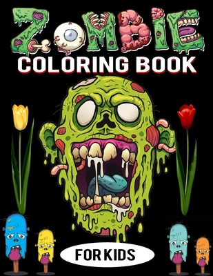 Zombie coloring book for kids ages