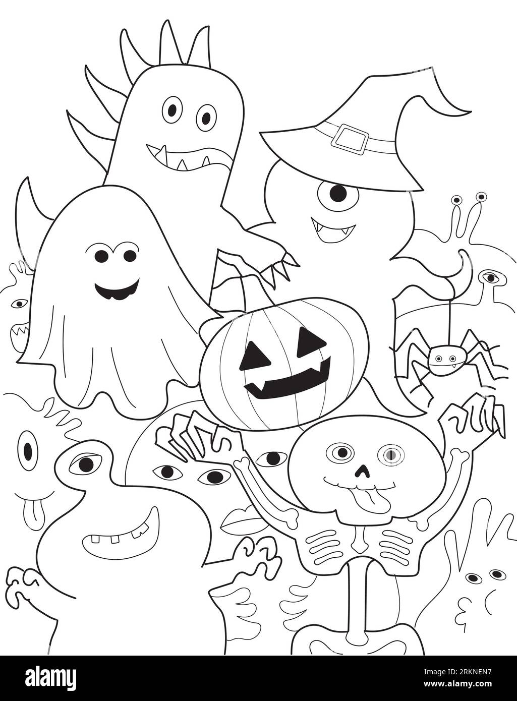 Funny zombie design cut out stock images pictures