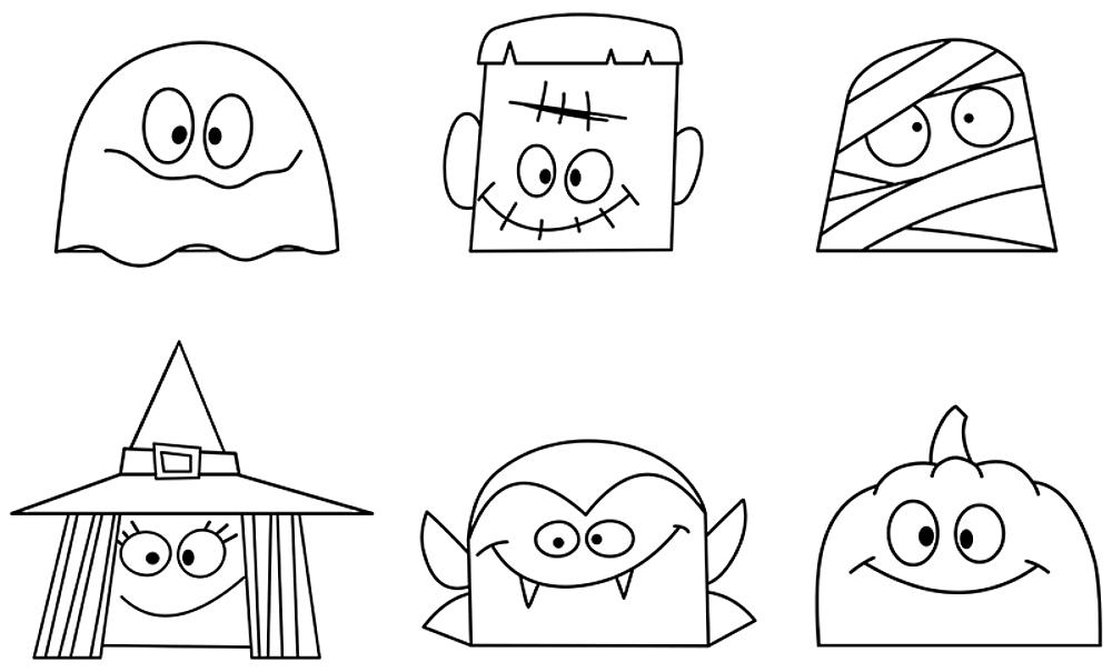 Fun halloween coloring pages for kids monsters zombies mummies more printables mom