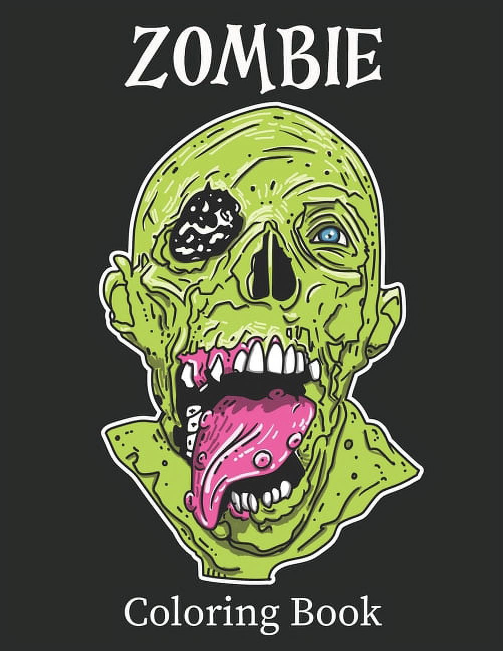 Zombie coloring book gift coloring book coloring pages for adults teenagers older kids boys girls good for stres