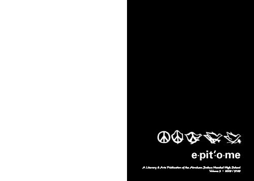 Epitome spreads for online pdf