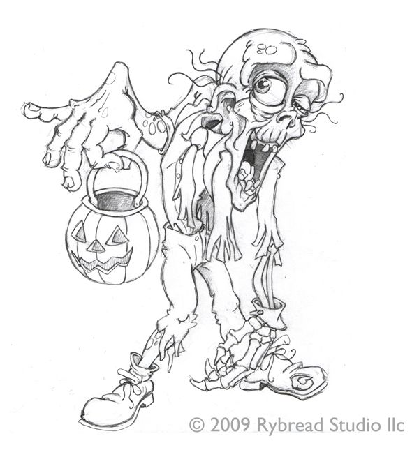 Zombie rybread studio super coloring pages halloween coloring pages coloring pages