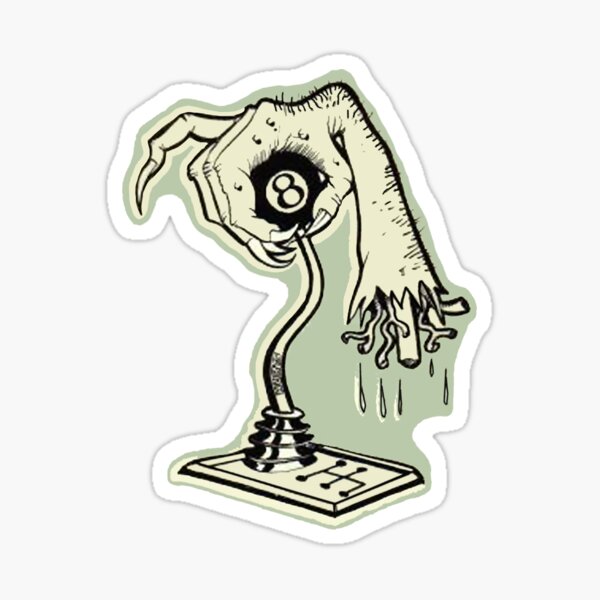 Zombie shifter sticker for sale by coupecustoms