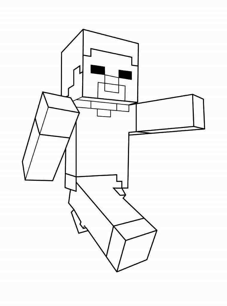 Free and fun minecraft coloring pages for everyone