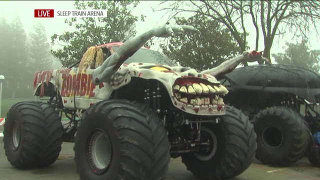 Zombie headed for monster jam
