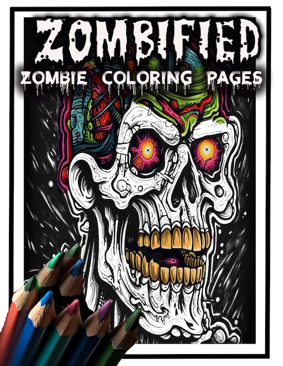 Zombified zombie coloring pages printable adult coloring pages download great line art of zombies for you to color however you wish
