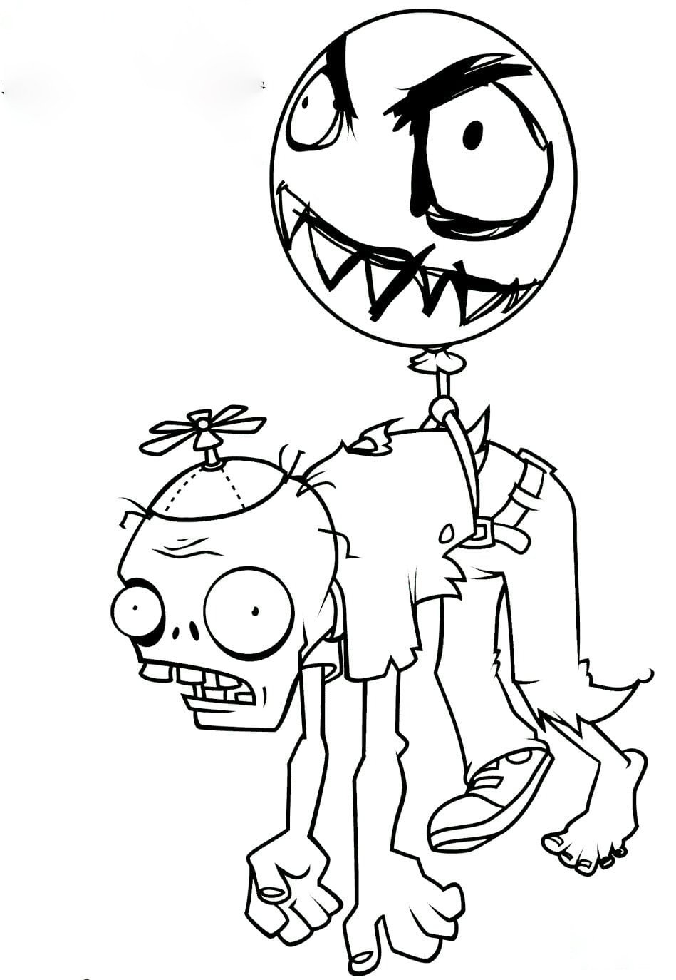Plants vs zombies coloring pages printable for free download