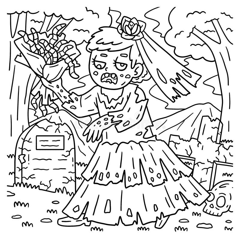 Zombie coloring stock illustrations â zombie coloring stock illustrations vectors clipart