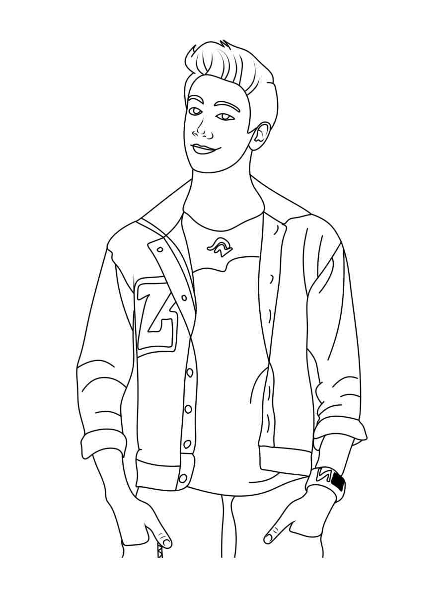Zombies coloring pages