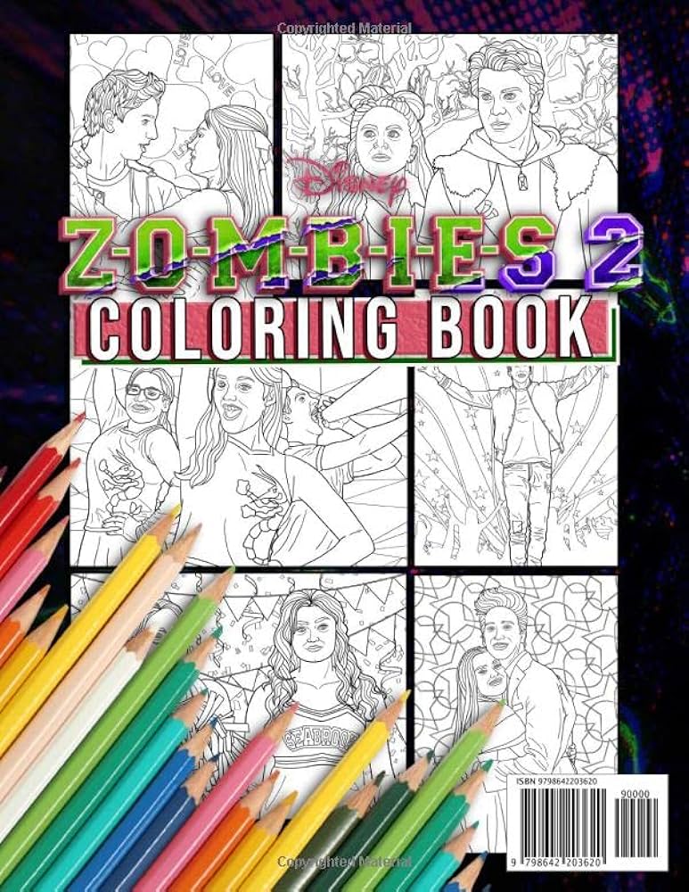 Zombies coloring book z