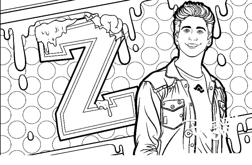 Zombies coloring pages