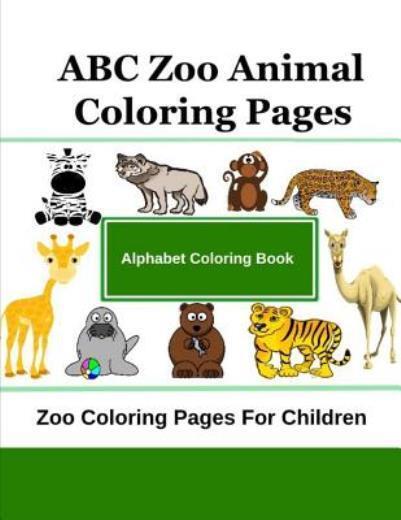 Abc zoo animal coloring pages zoo coloring pages for children