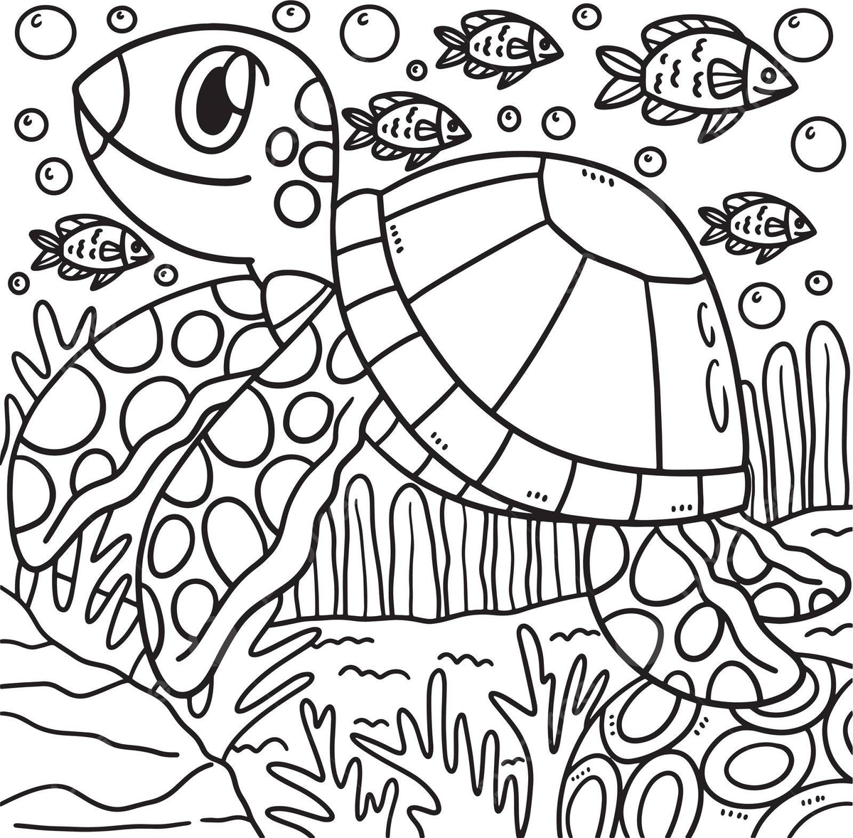 Turtle animal coloring page for kids turtle zoo design vector turtle zoo design png and vector with transparent background for free download