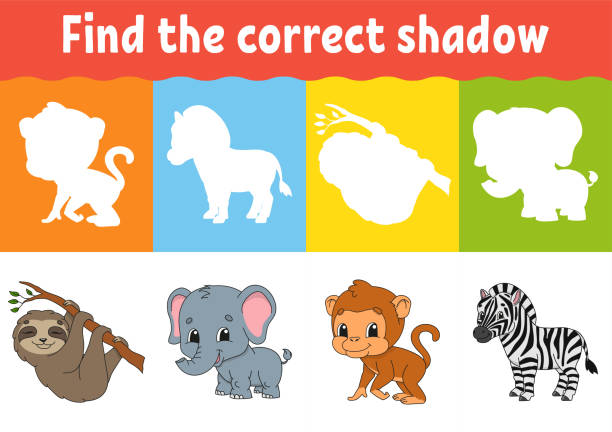 Matching game stock illustrations royalty