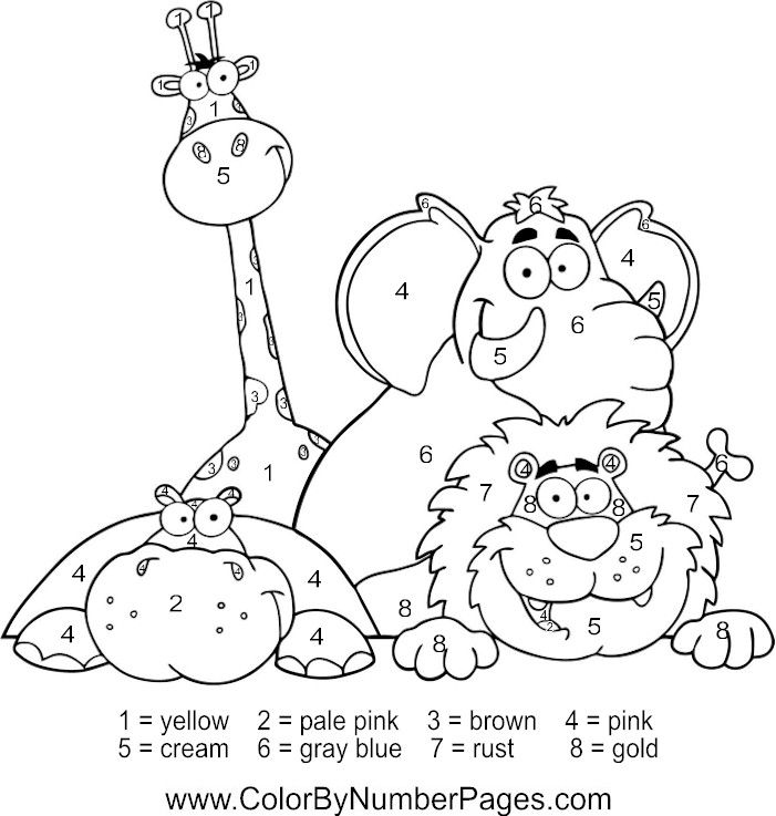 Wwwcolorbynumberpages animal coloring pages zoo coloring pages zoo animals