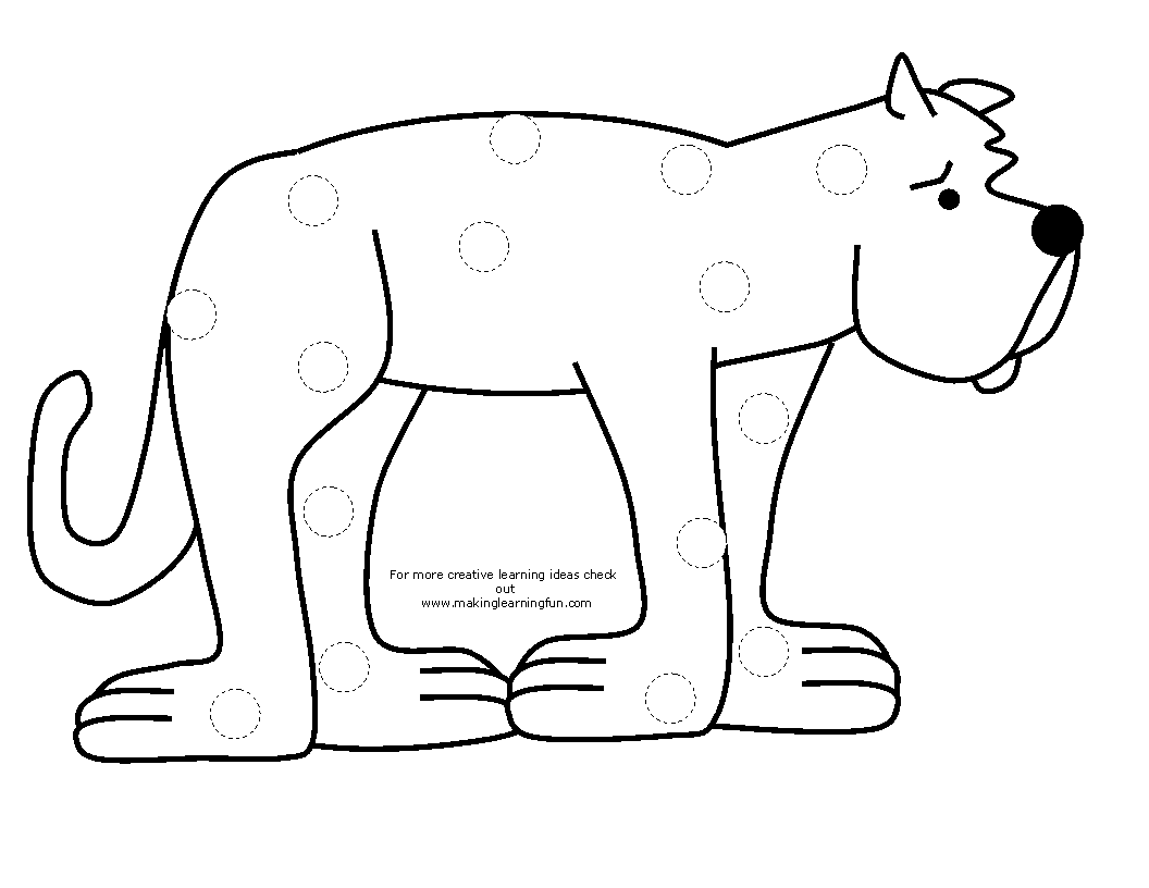 Put me in the zoo printable template