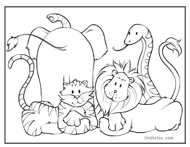 Coloring book pages