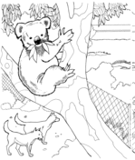 Zoo animals coloring pages free printable pictures
