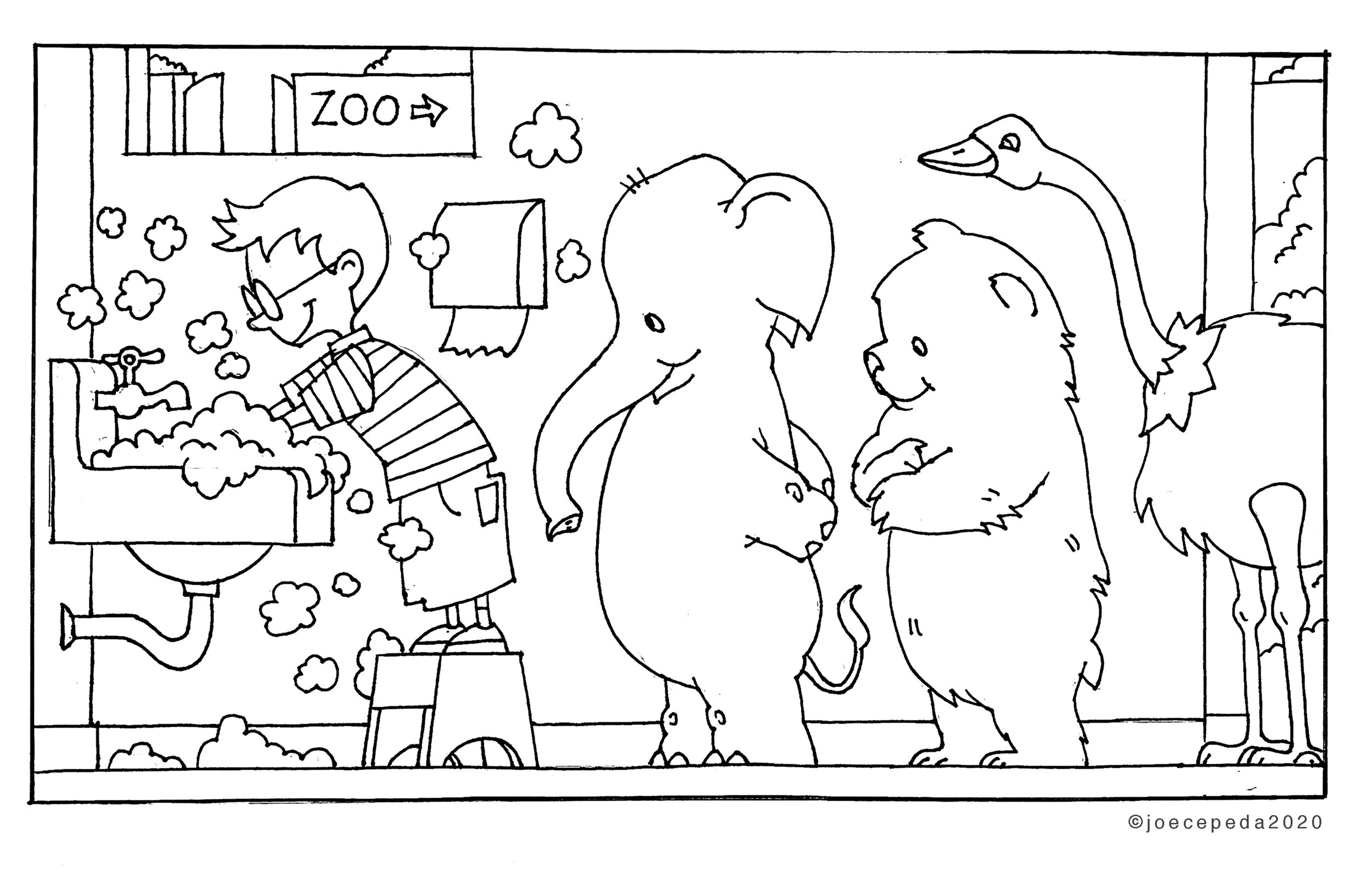 Coloring pages â joe cepeda